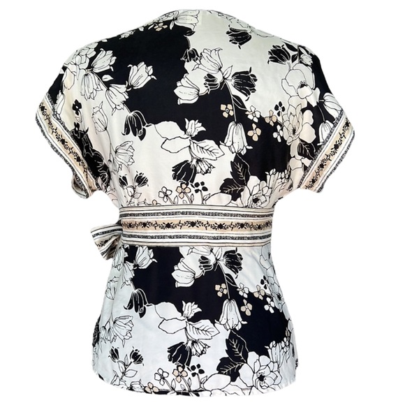 Silk Wrap Top - Picture 3 of 7